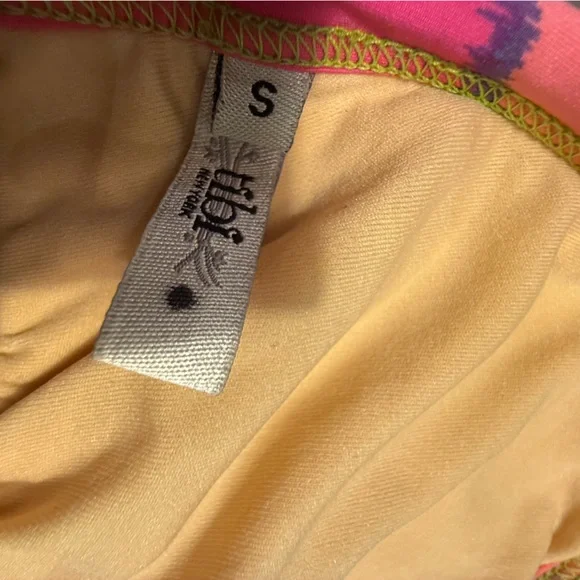 NWOT Vintage Y2K Tibi Pink/Green/White Multicolor Floral Bikini Set Small - Picture 5 of 6